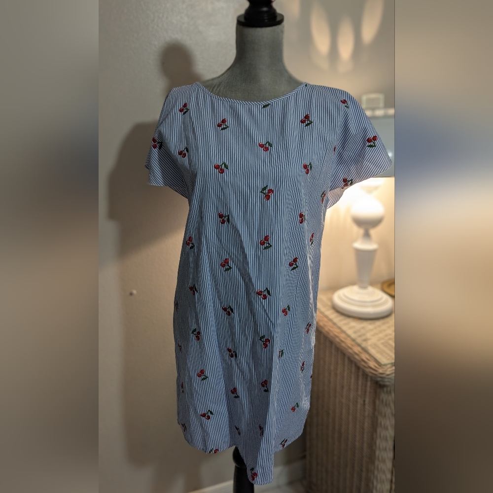 Buffalo David Burton Cherry on top  cotton medium dress(6)